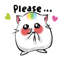 Rainbow Hamster(EN) sticker #7906760