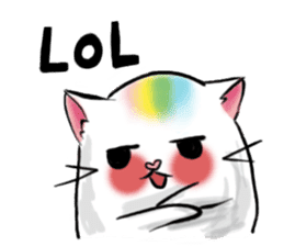 Rainbow Hamster(EN) sticker #7906761