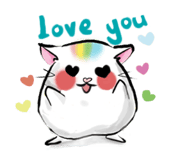 Rainbow Hamster(EN) sticker #7906770