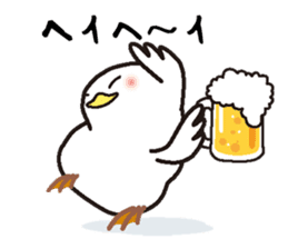 White chicken "DA where liquor is good" sticker #7907460