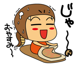 Animai lover girl sticker #7907501