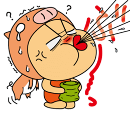 Animai lover girl sticker #7907513