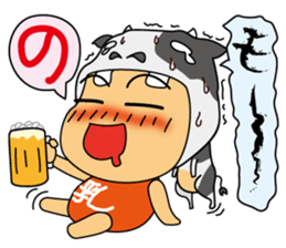 Animai lover girl sticker #7907524