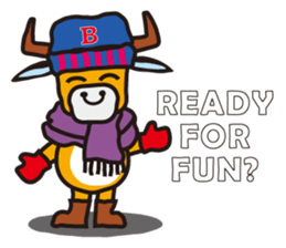 Buffalo BUB; Holiday/Winter edition sticker #7907821