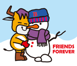 Buffalo BUB; Holiday/Winter edition sticker #7907837