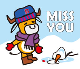 Buffalo BUB; Holiday/Winter edition sticker #7907838