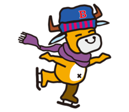 Buffalo BUB; Holiday/Winter edition sticker #7907839