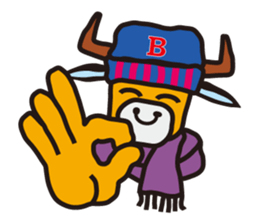 Buffalo BUB; Holiday/Winter edition sticker #7907845