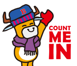 Buffalo BUB; Holiday/Winter edition sticker #7907846