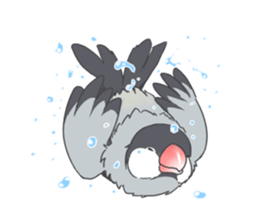 Sticker of a Java sparrow 2 sticker #7908389