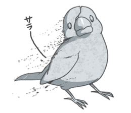 Sticker of a Java sparrow 2 sticker #7908409