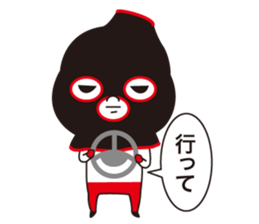 Full face mask man + 1 /2 sticker #7908504