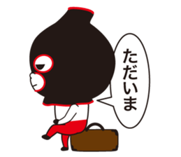 Full face mask man + 1 /2 sticker #7908508