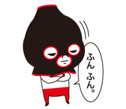 Full face mask man + 1 /2 sticker #7908528