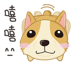Corgi 007 sticker #7908681