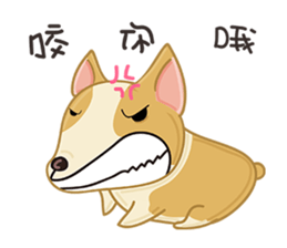 Corgi 007 sticker #7908693