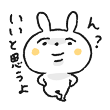 Bossy and condescending attitude rabbit sticker #7908700