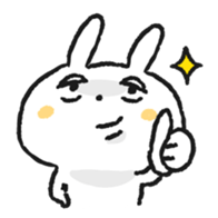 Bossy and condescending attitude rabbit sticker #7908703