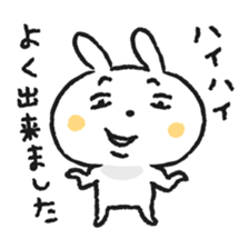 Bossy and condescending attitude rabbit sticker #7908705