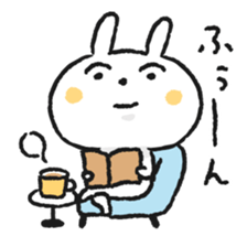 Bossy and condescending attitude rabbit sticker #7908708