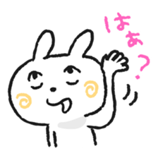 Bossy and condescending attitude rabbit sticker #7908710