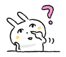 Bossy and condescending attitude rabbit sticker #7908715