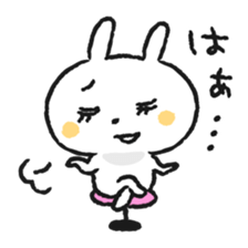 Bossy and condescending attitude rabbit sticker #7908718