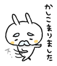 Bossy and condescending attitude rabbit sticker #7908728