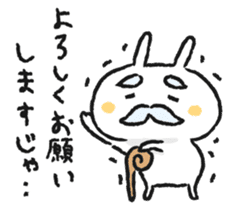 Bossy and condescending attitude rabbit by akiko kumoya sticker #7908729