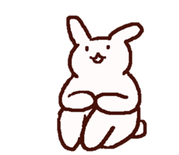 Kawaii-Usagi-san sticker #7909048