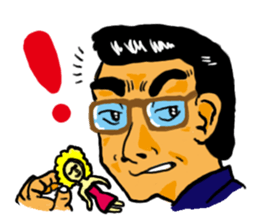 Crazy bank clerks sticker #7909189