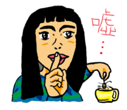 Crazy bank clerks sticker #7909195