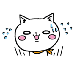 Too dependent cat daily life sticker #7909313