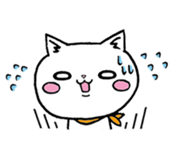 Too dependent cat daily life sticker #7909313