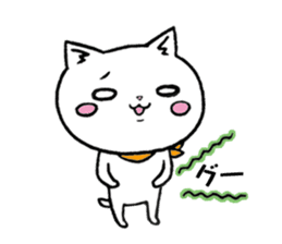 Too dependent cat daily life sticker #7909318