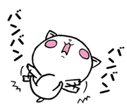 Too dependent cat daily life sticker #7909331