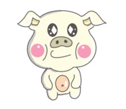Piglet!! sticker #7909703