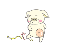 Piglet!! sticker #7909706