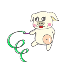 Piglet!! sticker #7909710