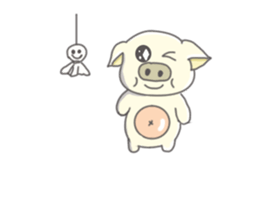 Piglet!! sticker #7909721