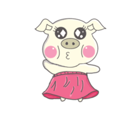 Piglet!! sticker #7909735