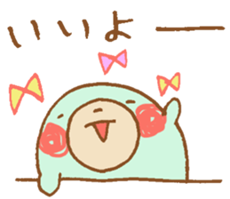 Animals of the forest to convey love sticker #7909810