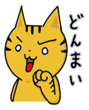 Speaking cat toranosuke 2 sticker #7910801