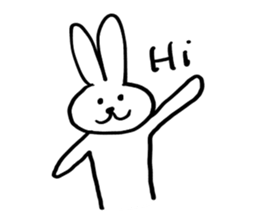 1.2.rabbit sticker #7911620