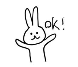 1.2.rabbit sticker #7911621