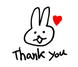 1.2.rabbit sticker #7911624