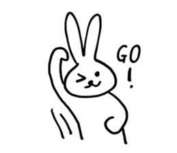 1.2.rabbit sticker #7911644