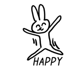 1.2.rabbit sticker #7911649