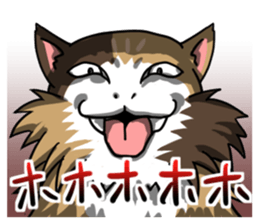 Mike of  Tyrant cat sticker #7911740