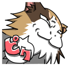 Mike of  Tyrant cat sticker #7911765